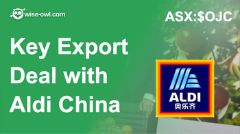 OJC enters Chinese Market with Aldi