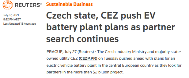 Reuters-Article-CEZ