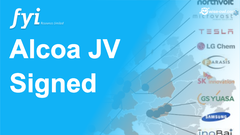 FYI - Alcoa JV Signed