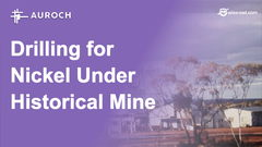 AOU - Drilling for nickel under historical mine