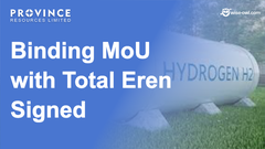PRL - Binding MoU with Total Eren signed